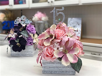 2 Pcs Floral Foam Cage Flower Holder With Floral Foam For Flowers Cage Bowl  For Table Centerpiece F