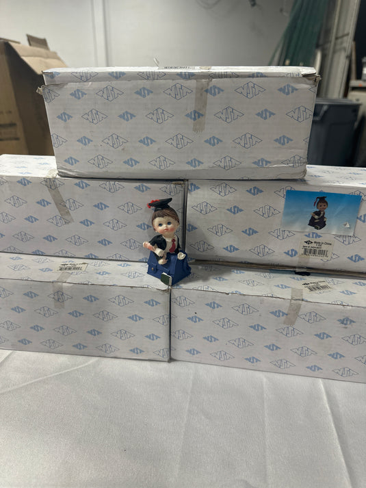 3” BOY Poly Resin Graduation Figurine Lot - 84 Pieces!