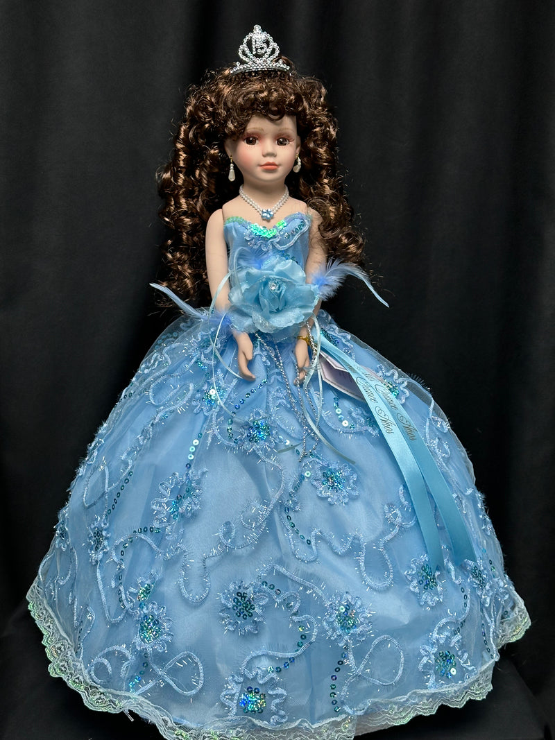 Load image into Gallery viewer, 18&quot; Porcelain Quinceanera - &quot;Last Doll&quot; # 18725 (1 Pc)
