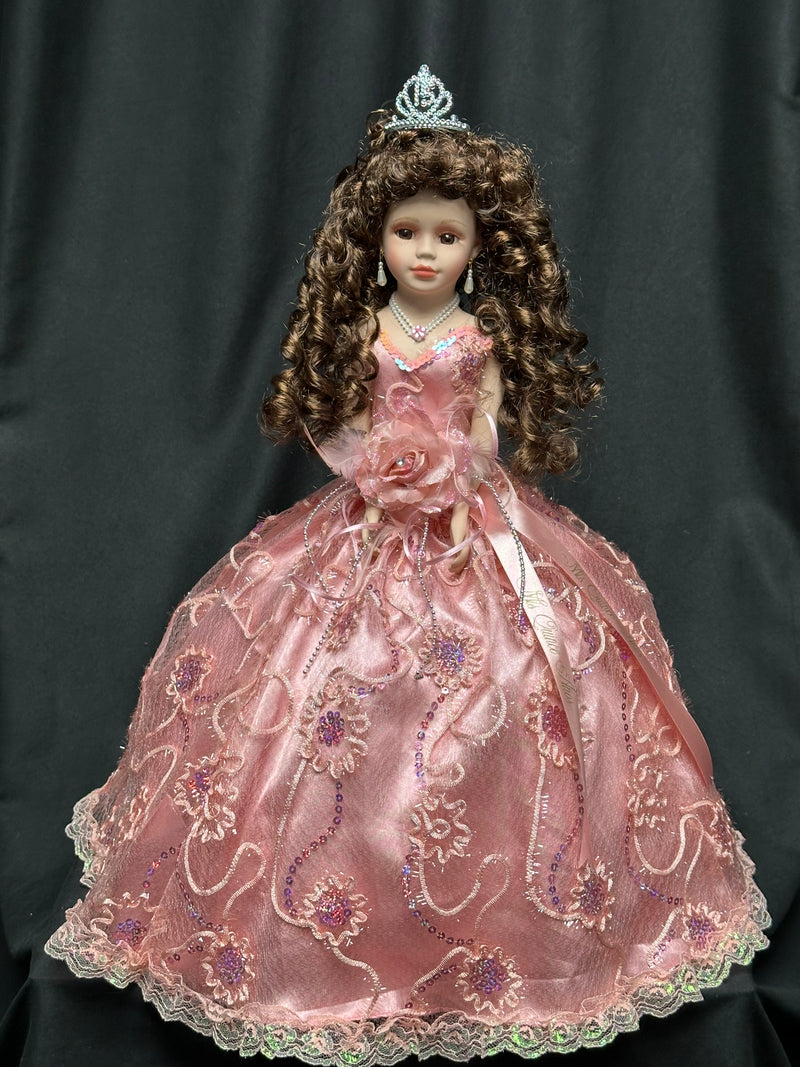 Load image into Gallery viewer, 18&quot; Porcelain Quinceanera - &quot;Last Doll&quot; # 18725 (1 Pc)
