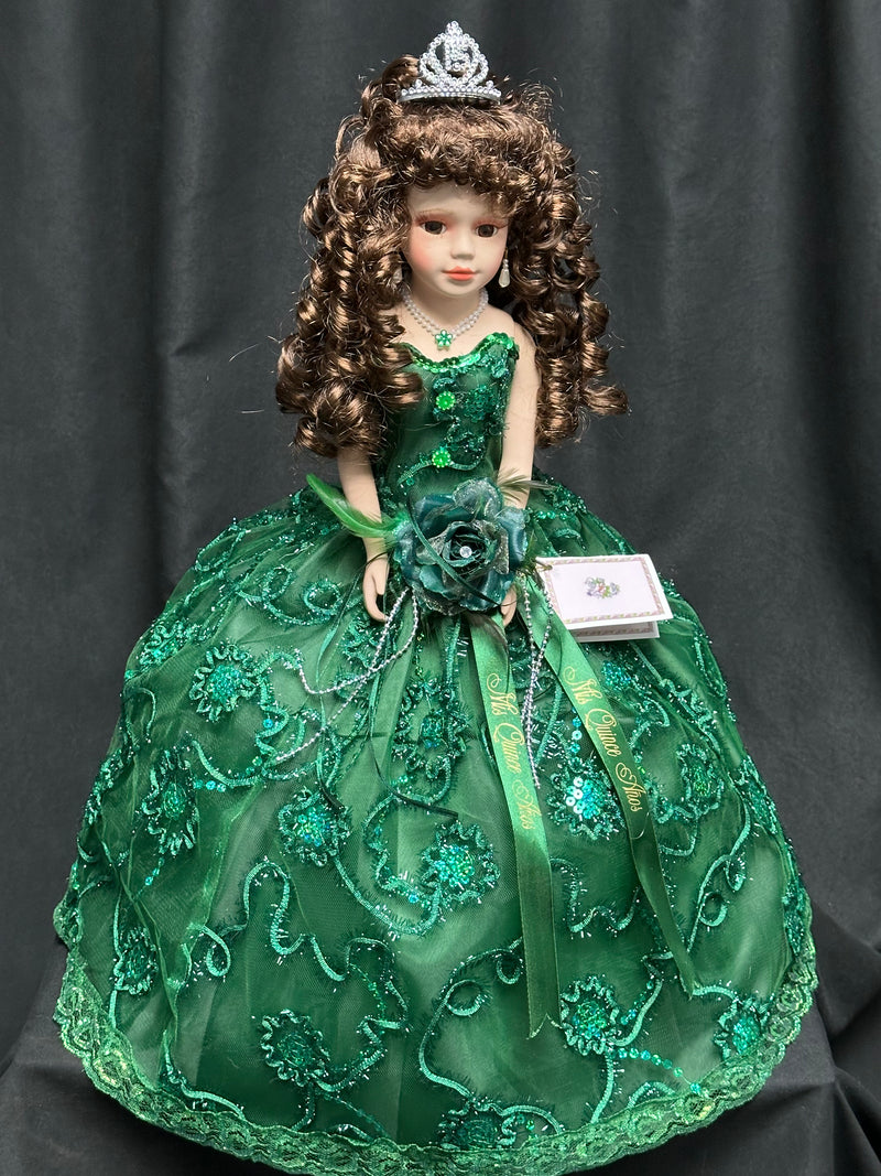 Load image into Gallery viewer, 18&quot; Porcelain Quinceanera - &quot;Last Doll&quot; # 18725 (1 Pc)
