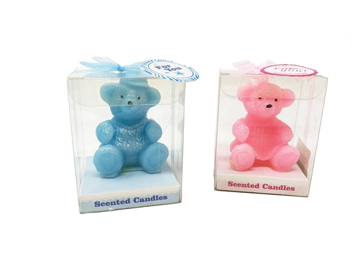 Clearance - 2.75" Teddy Bear - Scented Candle (With Gift Box) (12 Pcs) No