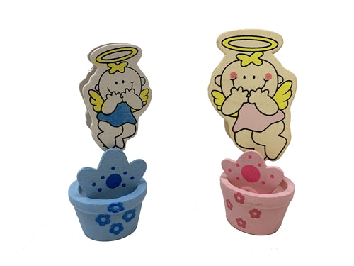 Load image into Gallery viewer, Clearance - 3&quot; Spring Bobble Favor - Angel #0532 (12 Pcs)
