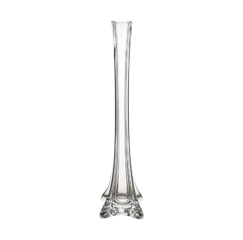 Load image into Gallery viewer, 12&quot; Glass Eiffel Tower Vase (12 PACK)

