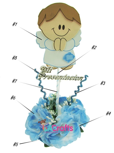 Presentacion de 3 Anos Centerpiece Idea #PC004