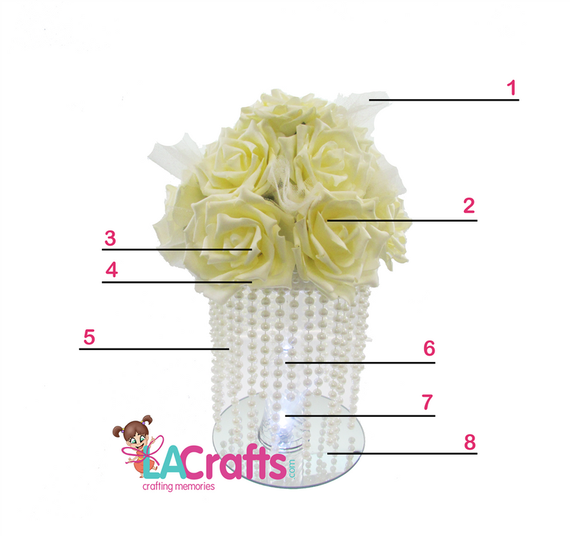 Load image into Gallery viewer, Quinceanera Centerpiece Idea #QC014
