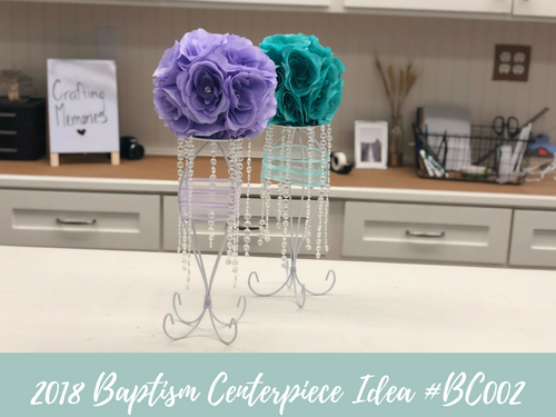 Baptism Centerpiece Idea