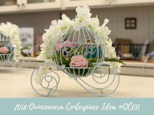 Quinceanera Centerpiece Idea #QC011