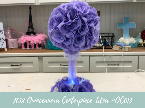 Quinceanera Centerpiece Idea #QC013