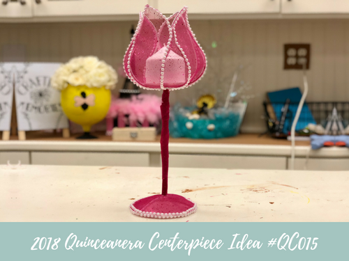 Quinceanera Centerpiece Idea #QC015