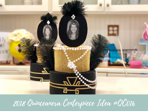 Quinceanera Centerpiece Idea #QC016