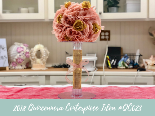 Quinceanera Centerpiece Idea #QC023
