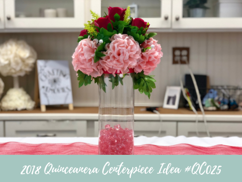 Quinceanera Centerpiece Idea #QC025