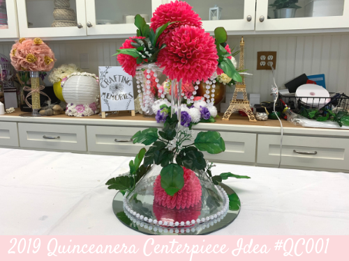Quinceanera Centerpiece Idea #QC001