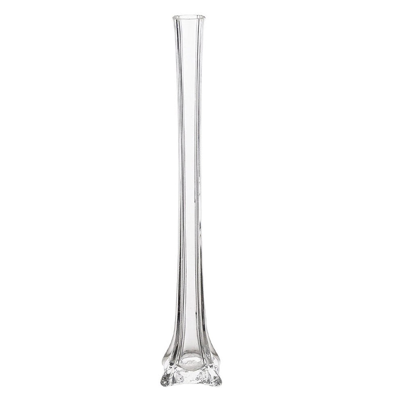 Load image into Gallery viewer, 20&quot; Glass Eiffel Tower Vases (12 PACK)
