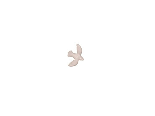 Palomas pequeñas de plástico en miniatura de 3/4
