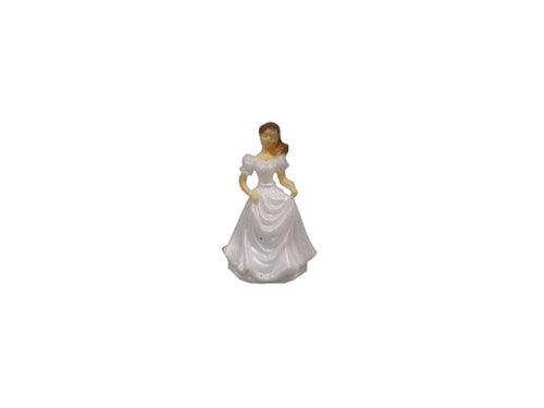 1" X-Small Plastic Quinceanera Doll - Lifting Dress (12 Pcs)