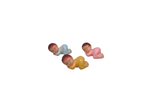 Load image into Gallery viewer, 1&quot; X-Small Plastic Sleeping Baby Figurines (12 Pcs)
