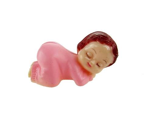 2.5" Medium Plastic Sleeping Baby Figurines (12 Pcs)