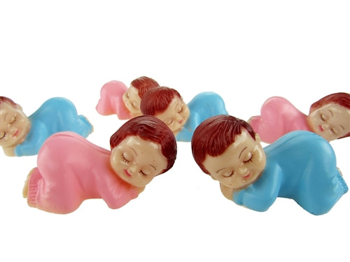 Load image into Gallery viewer, 2.5&quot; Medium Plastic Sleeping Baby Figurines (12 Pcs)
