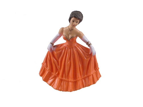 4.5" Medium Plastic Quinceanera Doll (12 Pcs)