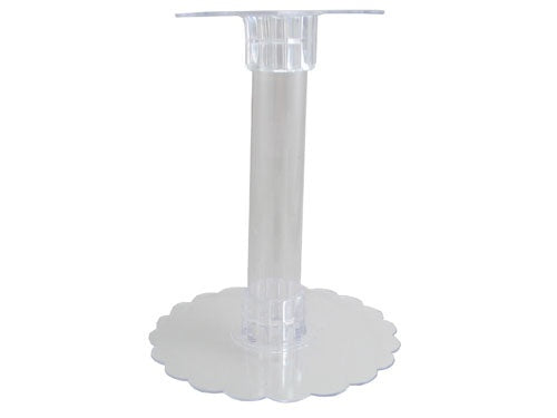 Load image into Gallery viewer, 10&quot; Large Plastic Clear Tower Base (12 Pcs)
