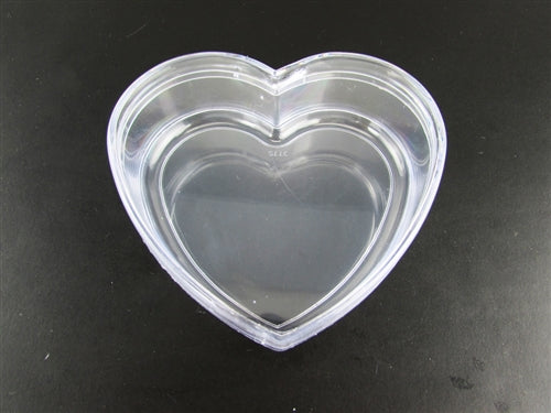 4.5" Clear Heart Box (12 Pcs)