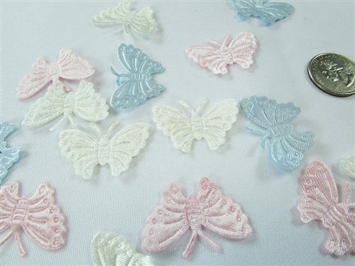 CLEARANCE - Miniature Satin Butterfly Charms #2 (144 Pcs)