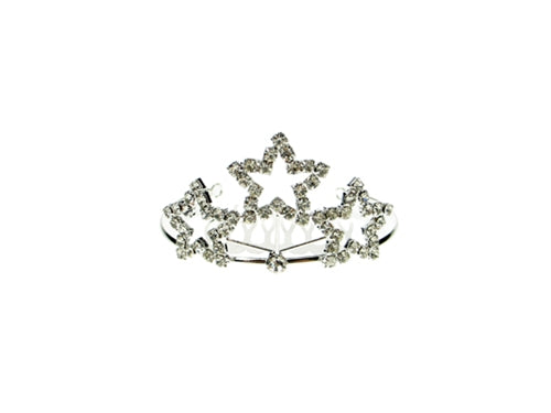 Tiara en miniatura - Diseño de tres estrellas (1)