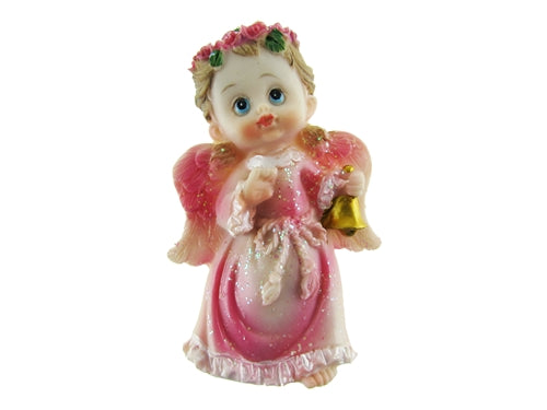 CLEARANCE - 3" Angel Holding a Bell w/ Wings Magnet (12 Pcs)