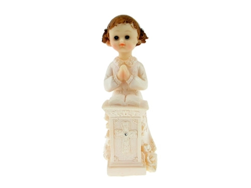 Load image into Gallery viewer, 6&quot; Poly Resin Communion Figurines w/ Podium (1 Pc)
