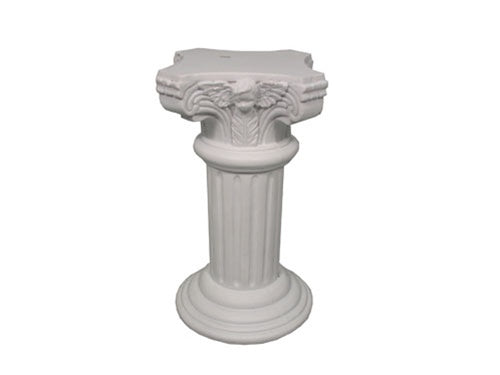 6.5" Large Pillar - Poly Resin (12 Pcs)