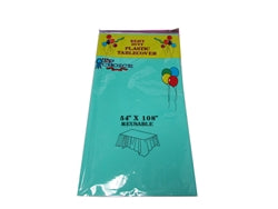 54" x 108" Rectangle Plastic Table Cover (1 Pc)