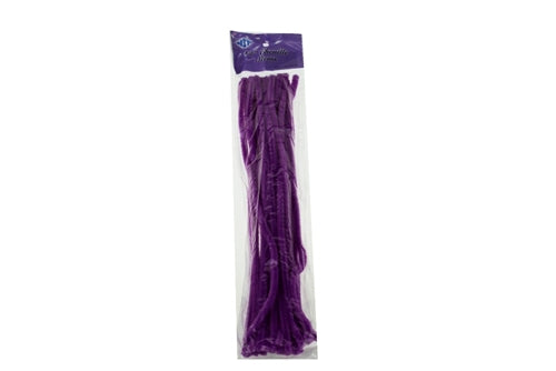 12" Wired Craft CHENILLE Stems - Pipe Cleaners (25 Pcs)