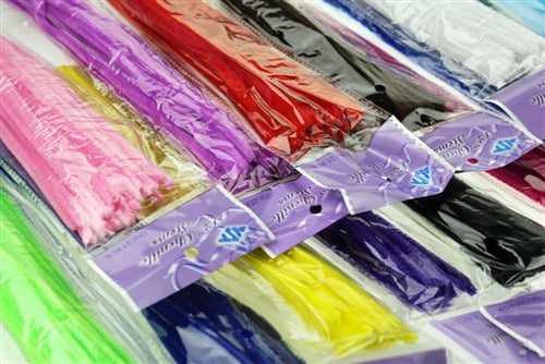 Load image into Gallery viewer, 12" Wired Craft CHENILLE Stems - Pipe Cleaners (25 Pcs)