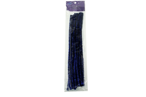 Load image into Gallery viewer, 12&quot; Wired Craft METALLIC CHENILLE Stems - Pipe Cleaners (25 Pcs)
