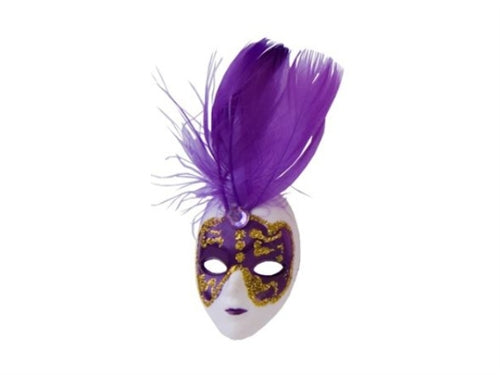 Mini Masquerade Mask Magnet or Pin Favors (12 Pcs)