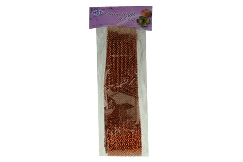 Load image into Gallery viewer, 2.75&quot; Metallic WAFFLE Mesh Ribbon (20 Yards)
