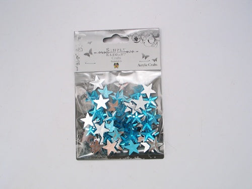 Load image into Gallery viewer, 1/2&quot; Acrylic Embellishments - Star Design (Approx. 75)
