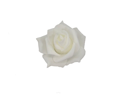 3" Single Rose Foam Flowers (12 Pcs)