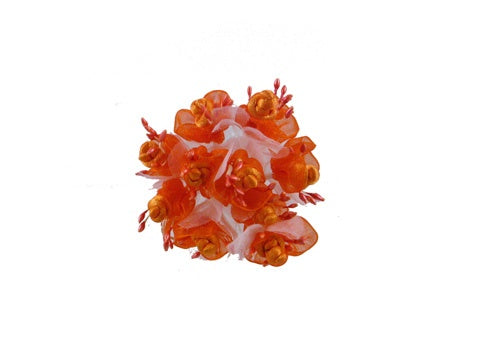 Rat Tail Organza Flowers (120 Pcs)