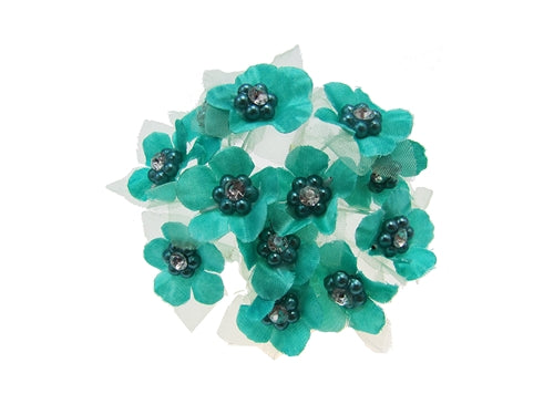 Satin Diamond Flowers (144 Pcs)