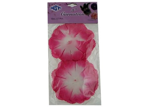 Capias - Carnation Flat Back Flowers (12 Pcs)