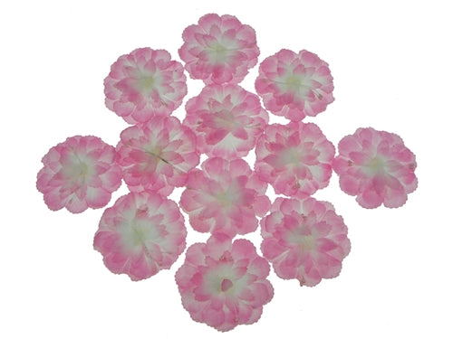 Capias - Carnation Flat Back Flowers (12 Pcs)