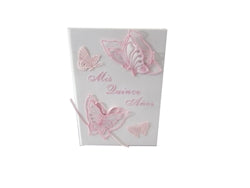 Load image into Gallery viewer, Premium Satin SPANISH BIBLE - MIS QUINCE ANOS - Butterfly (1 Pc)
