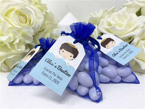 3" Personalized Baptism Favor Tags (24)