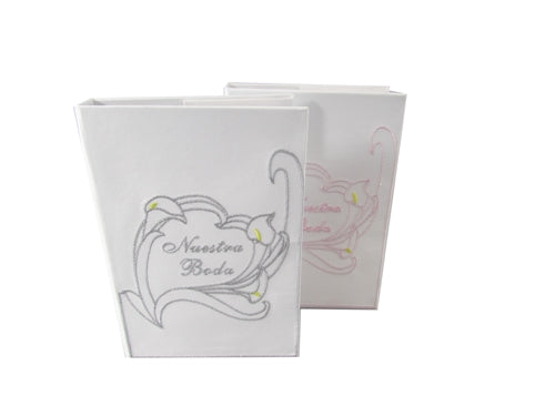 Premium Satin SPANISH BIBLE - Wedding - Cala Lily (1 Pc)