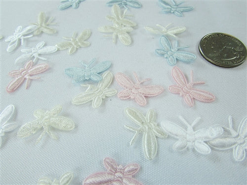 CLEARANCE - Miniature Satin Butterfly Charms #1 (144 Pcs)