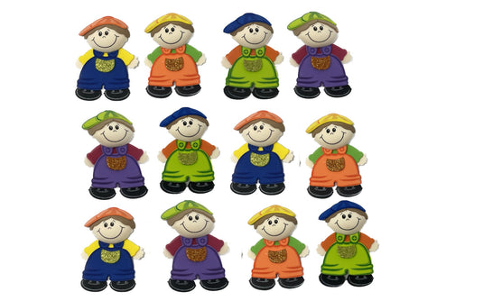 CLEARANCE - Miniature Kid FOAM Cut Outs - Hecho en Mexico (12 Pcs)