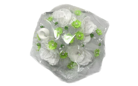 Round Artificial Bouquet w/ Roses #6 (Small Size) (1 Pc)
